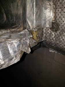 ductwork needs replacing in carpark ventilation system